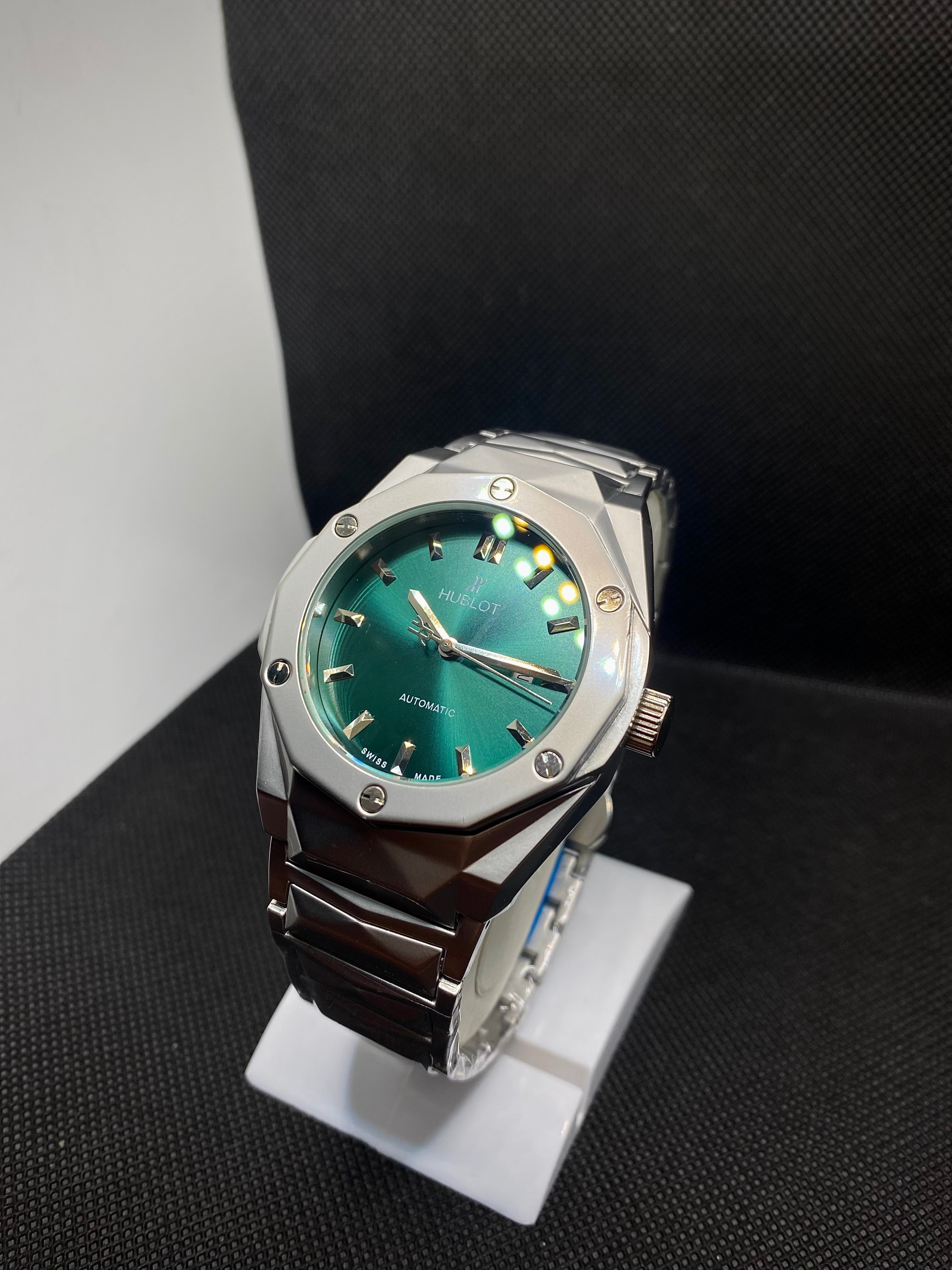 HUBLOT WITH DARK GREEN DIAL