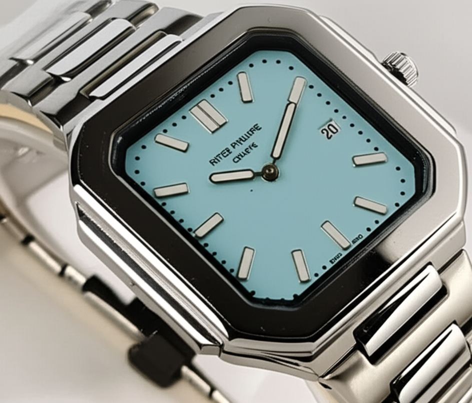 PATEK PHILIPPE SQUARE IN TIFFANY COLOR