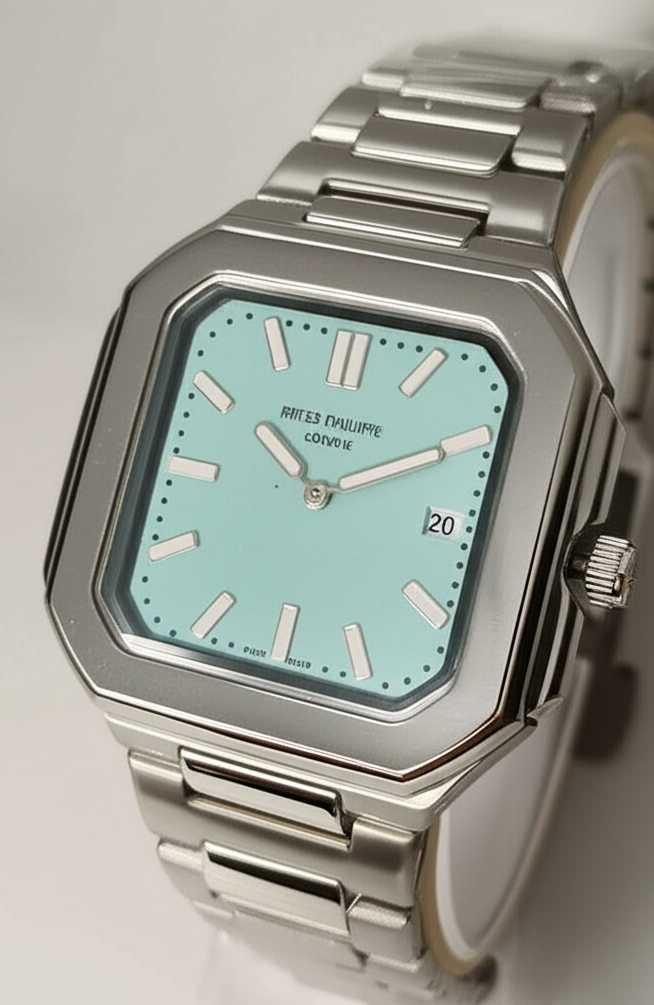 PATEK PHILIPPE SQUARE IN TIFFANY COLOR
