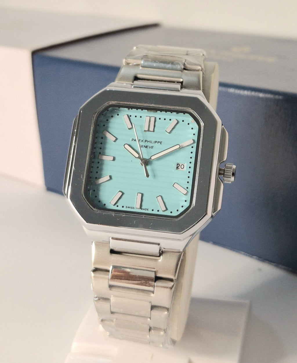 PATEK PHILIPPE SQUARE IN TIFFANY COLOR